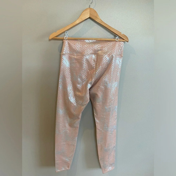 GOOD AMERICAN Python Print Foul Leggings Size 3 Athletic LIKE NEW - Picture 2 of 14